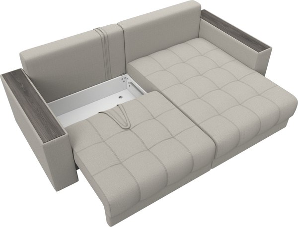 Диван угловой Лига Диванов Лига-049 НПБ универсальный с декором