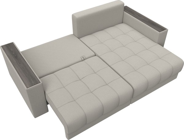 Диван угловой Лига Диванов Лига-049 НПБ универсальный с декором