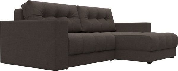 Диван угловой Лига Диванов Лига-049 НПБ универсальный с декором