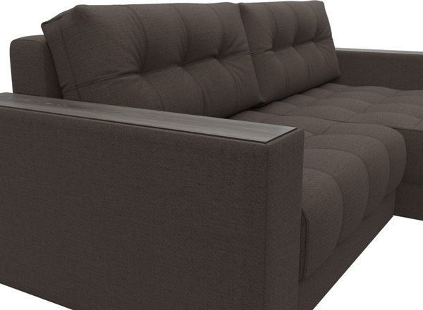 Диван угловой Лига Диванов Лига-049 НПБ универсальный с декором