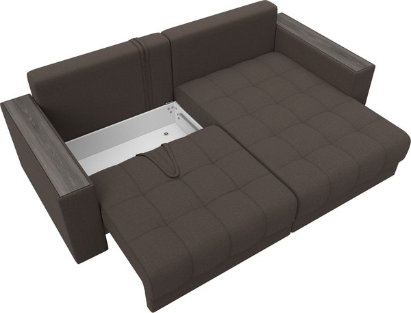 Диван угловой Лига Диванов Лига-049 НПБ универсальный с декором