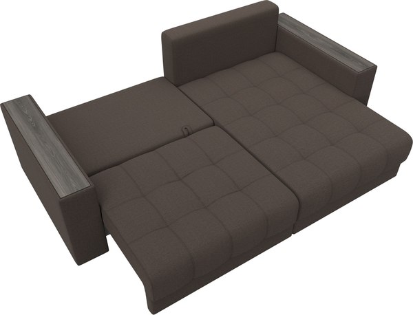 Диван угловой Лига Диванов Лига-049 НПБ универсальный с декором