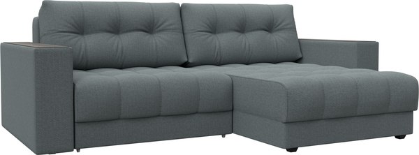 Диван угловой Лига Диванов Лига-049 НПБ универсальный с декором - фото