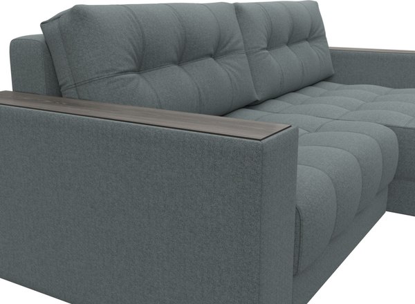 Диван угловой Лига Диванов Лига-049 НПБ универсальный с декором