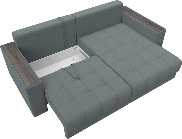 Диван угловой Лига Диванов Лига-049 НПБ универсальный с декором