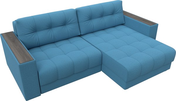 Диван угловой Лига Диванов Лига-049 НПБ универсальный с декором