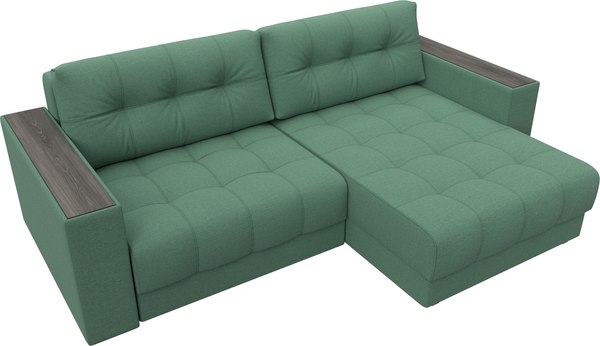 Диван угловой Лига Диванов Лига-049 НПБ универсальный с декором