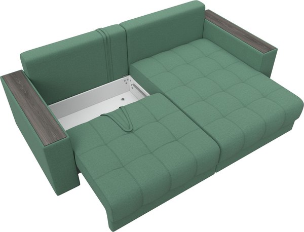 Диван угловой Лига Диванов Лига-049 НПБ универсальный с декором