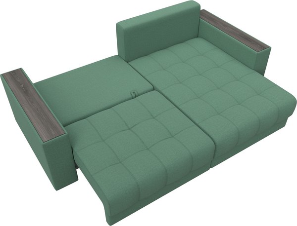 Диван угловой Лига Диванов Лига-049 НПБ универсальный с декором