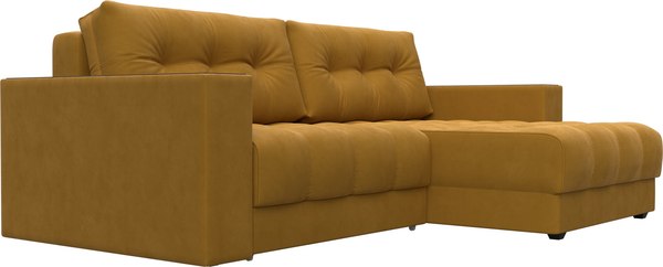 Диван угловой Лига Диванов Лига-049 НПБ универсальный с декором