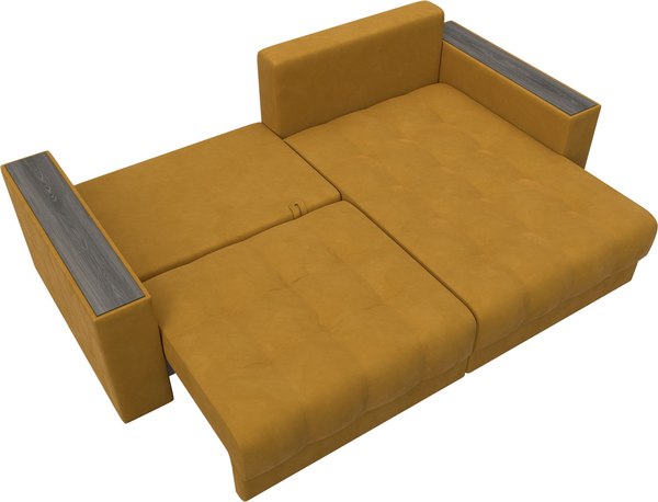 Диван угловой Лига Диванов Лига-049 НПБ универсальный с декором