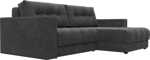 Диван угловой Лига Диванов Лига-049 НПБ универсальный с декором