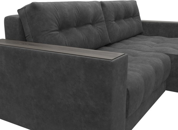 Диван угловой Лига Диванов Лига-049 НПБ универсальный с декором