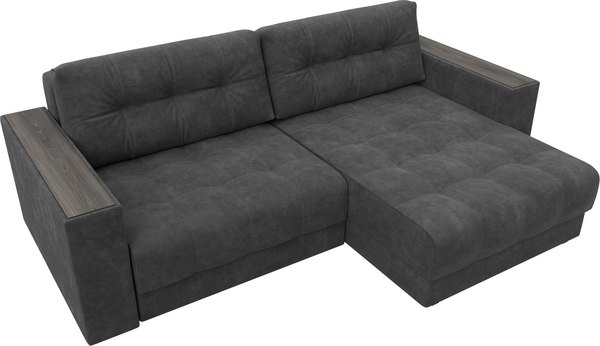 Диван угловой Лига Диванов Лига-049 НПБ универсальный с декором