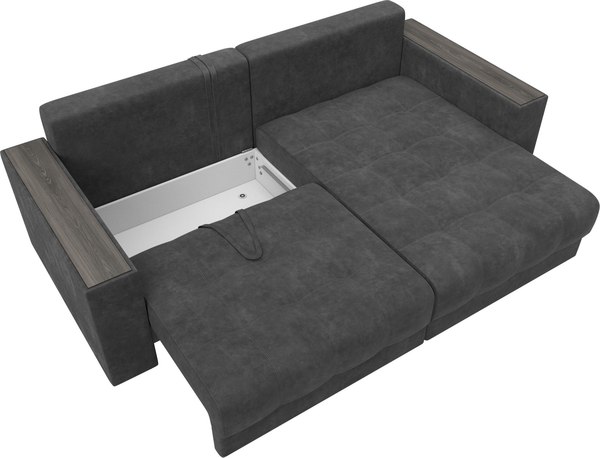 Диван угловой Лига Диванов Лига-049 НПБ универсальный с декором