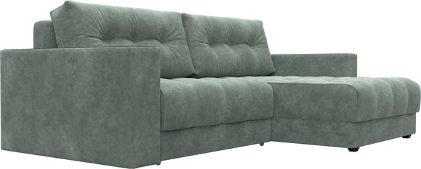 Диван угловой Лига Диванов Лига-049 НПБ универсальный с декором