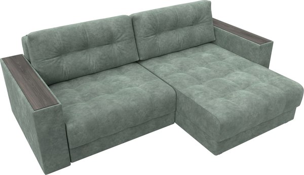 Диван угловой Лига Диванов Лига-049 НПБ универсальный с декором