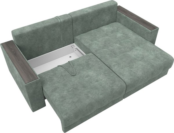 Диван угловой Лига Диванов Лига-049 НПБ универсальный с декором