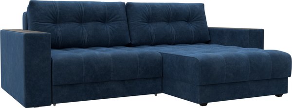 Диван угловой Лига Диванов Лига-049 НПБ универсальный с декором - фото