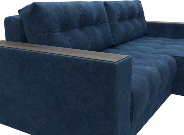 Диван угловой Лига Диванов Лига-049 НПБ универсальный с декором