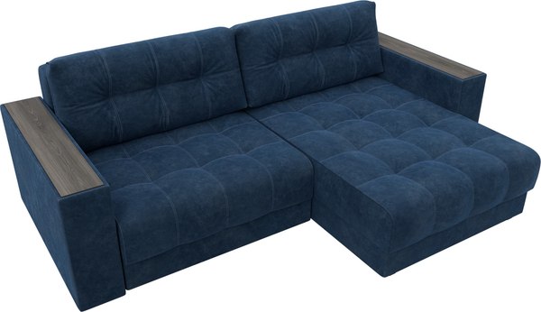 Диван угловой Лига Диванов Лига-049 НПБ универсальный с декором