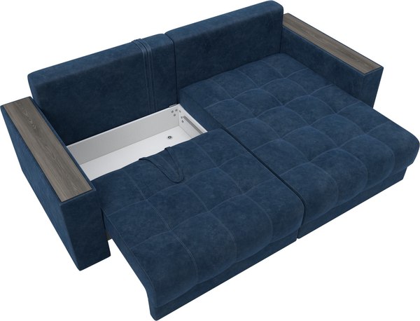 Диван угловой Лига Диванов Лига-049 НПБ универсальный с декором