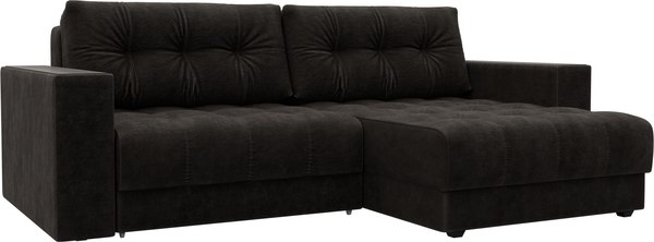 Диван угловой Лига Диванов Лига-049 НПБ универсальный с декором - фото