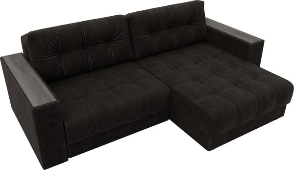 Диван угловой Лига Диванов Лига-049 НПБ универсальный с декором