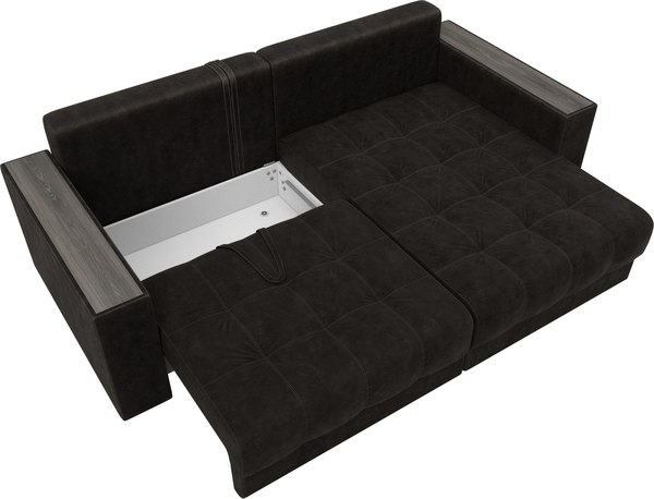 Диван угловой Лига Диванов Лига-049 НПБ универсальный с декором