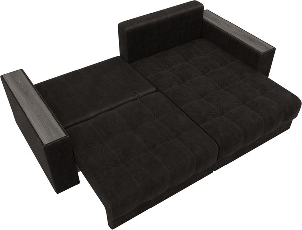 Диван угловой Лига Диванов Лига-049 НПБ универсальный с декором