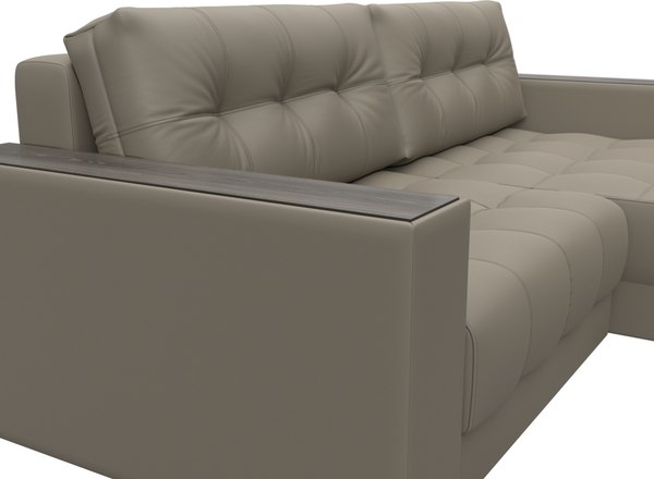 Диван угловой Лига Диванов Лига-049 НПБ универсальный с декором