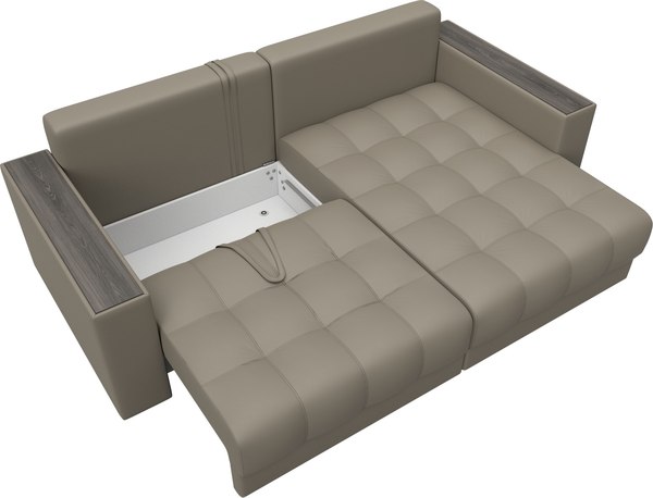 Диван угловой Лига Диванов Лига-049 НПБ универсальный с декором