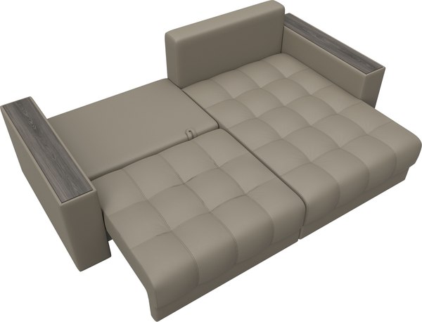 Диван угловой Лига Диванов Лига-049 НПБ универсальный с декором