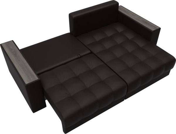 Диван угловой Лига Диванов Лига-049 НПБ универсальный с декором