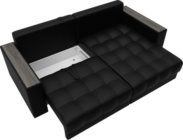 Диван угловой Лига Диванов Лига-049 НПБ универсальный с декором