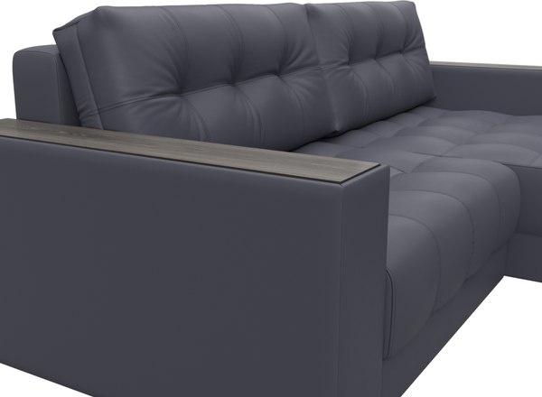 Диван угловой Лига Диванов Лига-049 НПБ универсальный с декором