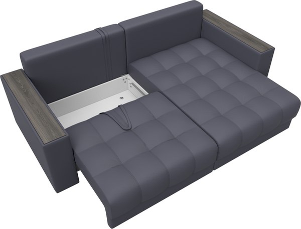 Диван угловой Лига Диванов Лига-049 НПБ универсальный с декором