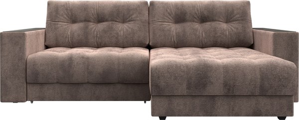 Диван угловой Лига Диванов Лига-049 НПБ универсальный с декором