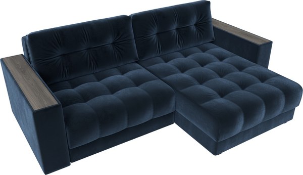 Диван угловой Лига Диванов Лига-049 НПБ универсальный с декором