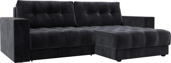 Диван угловой Лига Диванов Лига-049 НПБ универсальный с декором - фото