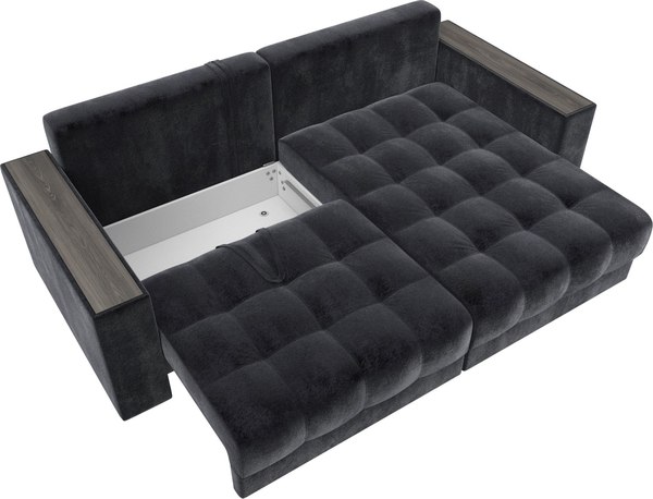 Диван угловой Лига Диванов Лига-049 НПБ универсальный с декором