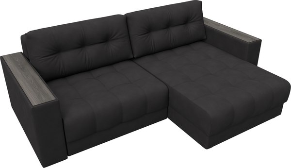 Диван угловой Лига Диванов Лига-049 НПБ универсальный с декором