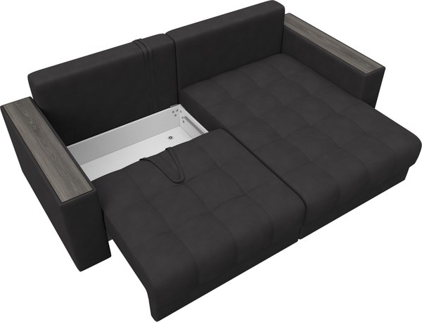 Диван угловой Лига Диванов Лига-049 НПБ универсальный с декором