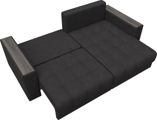 Диван угловой Лига Диванов Лига-049 НПБ универсальный с декором