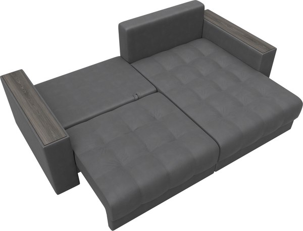 Диван угловой Лига Диванов Лига-049 НПБ универсальный с декором