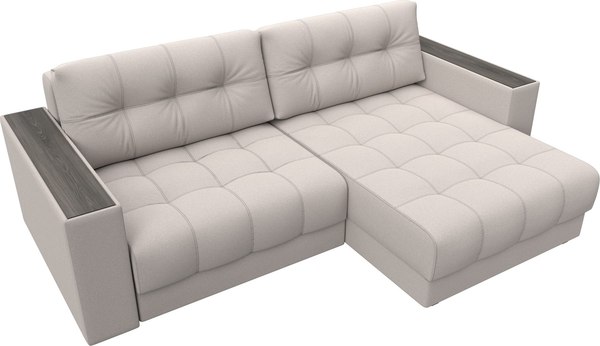 Диван угловой Лига Диванов Лига-049 НПБ универсальный с декором