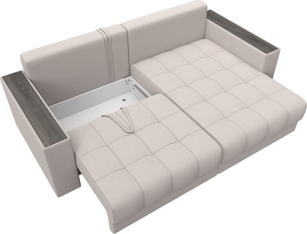 Диван угловой Лига Диванов Лига-049 НПБ универсальный с декором