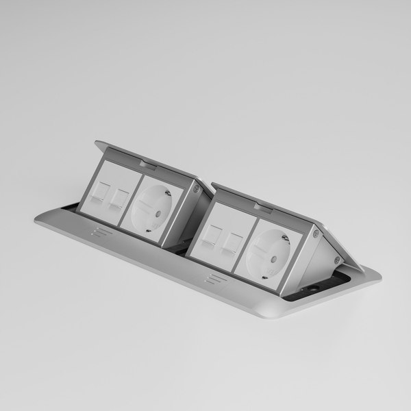 Блок розеточный Werkel Выдвижной W8078065 (серебристый)