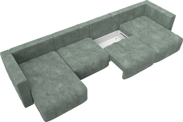 Диван П-образный Лига Диванов Лига-052 НПБ Лонг