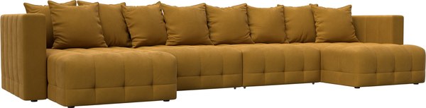 Диван П-образный Лига Диванов Лига-052 НПБ Лонг - фото